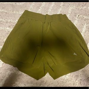 Green Running Shorts